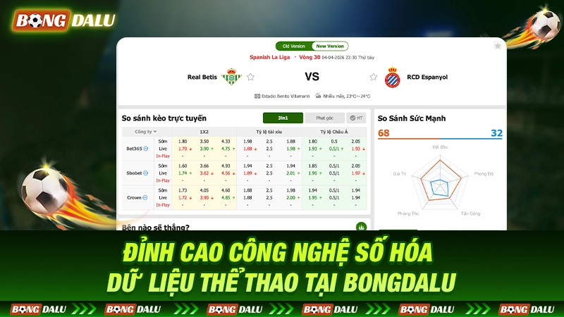 Tiên phong số hóa: Chuẩn mực mới trong thống kê thể thao