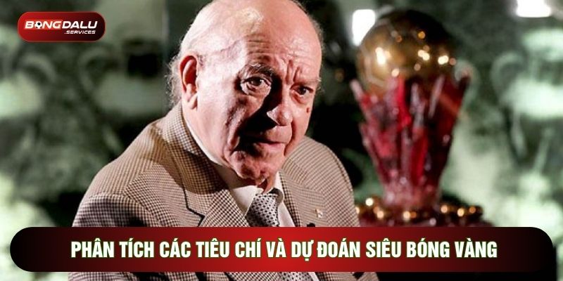 Phân tích các tiêu chí và dự đoán siêu bóng vàng